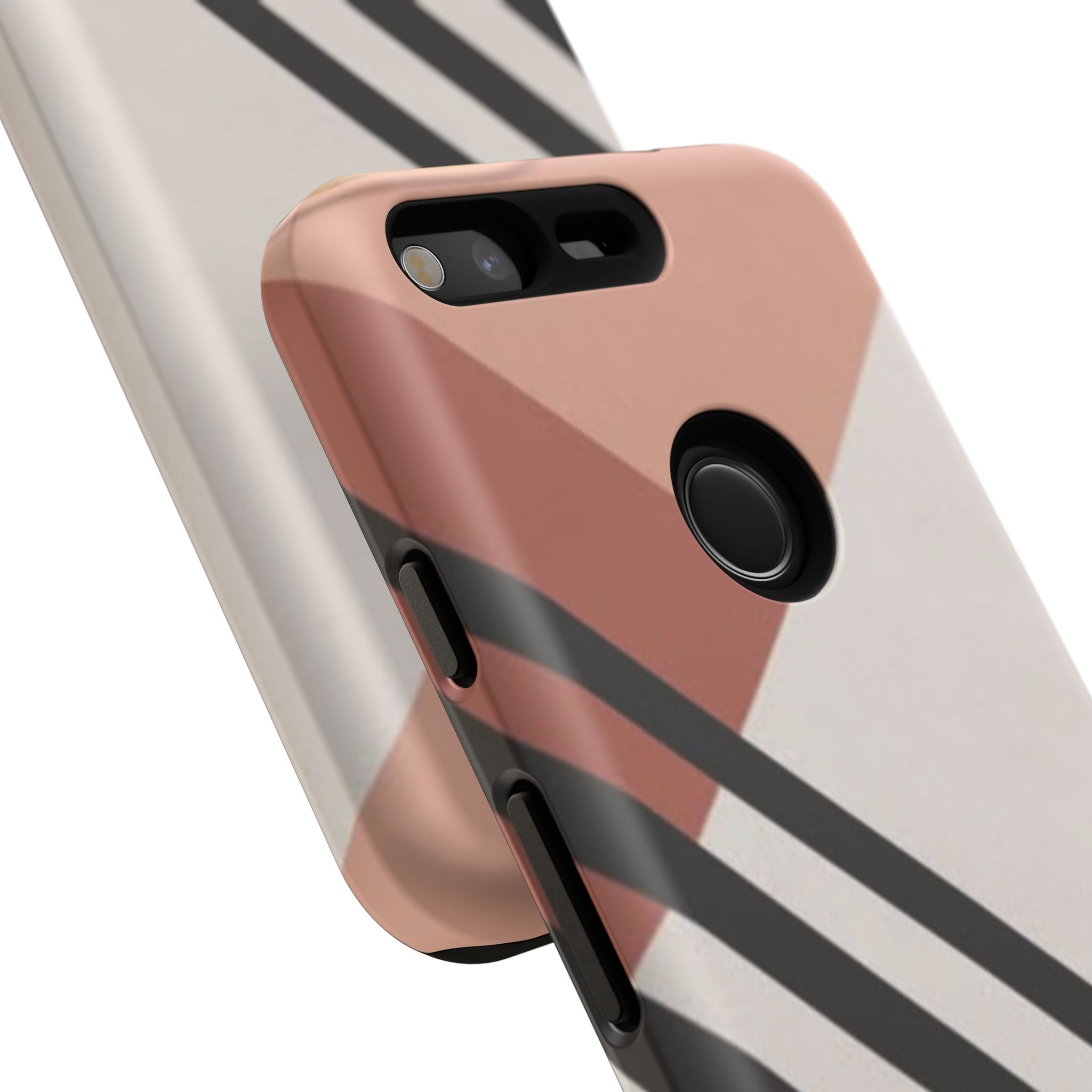 Golden Palmela Modern Art Tough Case for Google Pixel 2, Google Pixel 2XL, Google Pixel, Google Pixel XL