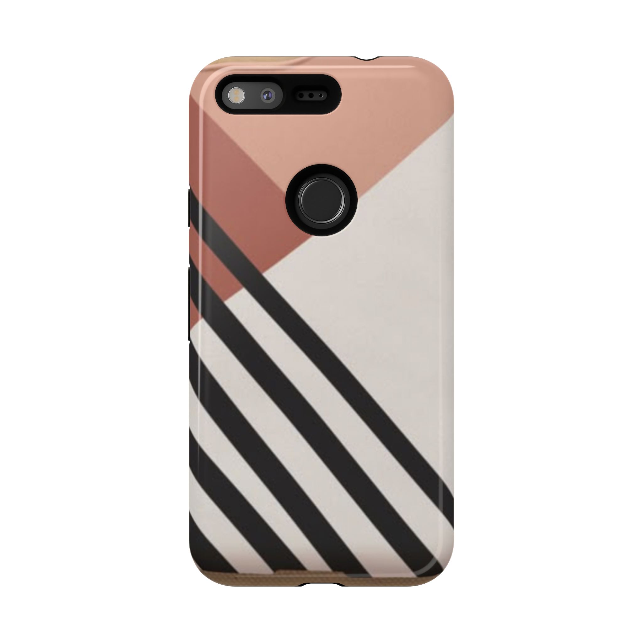 Golden Palmela Modern Art Tough Case for Google Pixel 2, Google Pixel 2XL, Google Pixel, Google Pixel XL