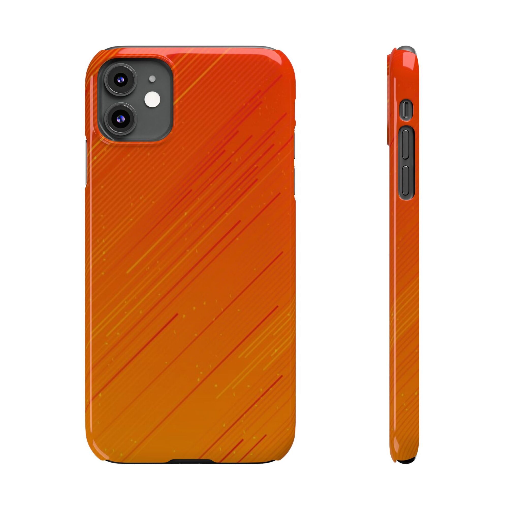 Golden Palmela Comet's Tail Slim Phone Case - Stylish Nature-Inspired Design for Plant Lovers, iphone 11, iphone 11 Pro, iphone 11 Pro Max