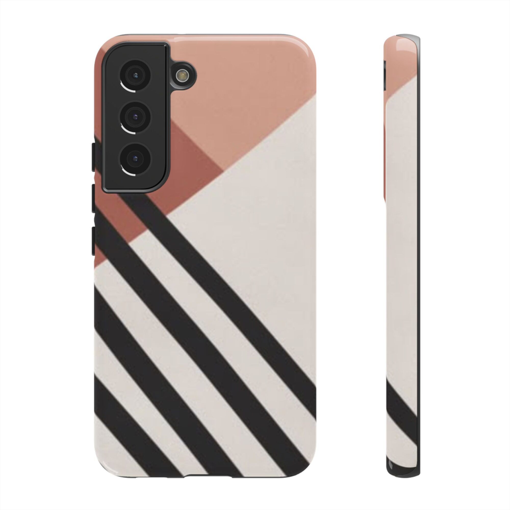Golden Palmela Modern Art Tough Case for Samsung Galaxy S22, Samsung Galaxy S22 Plus, Samsung Galaxy S22 Ultra