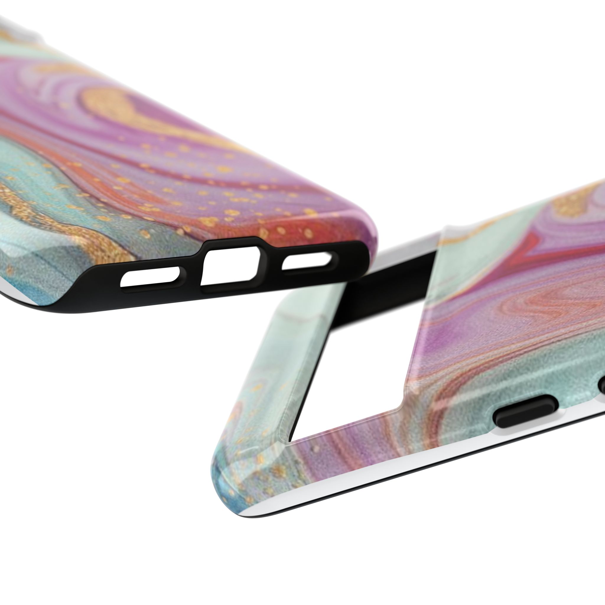 Golden Palmela Artistic Marble Phone Case - Tough & Stylish Protection, Google Pixel 7, Google Pixel 8, Google Pixel 8 Plus