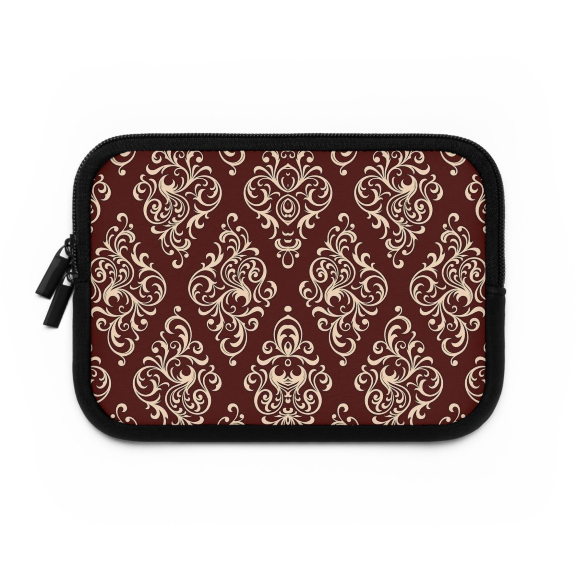 Golden Elegant Floral Laptop Sleeve - Stylish, Protective Case for Laptops, Perfect Gift for Students, Professionals, and Tech Lovers
