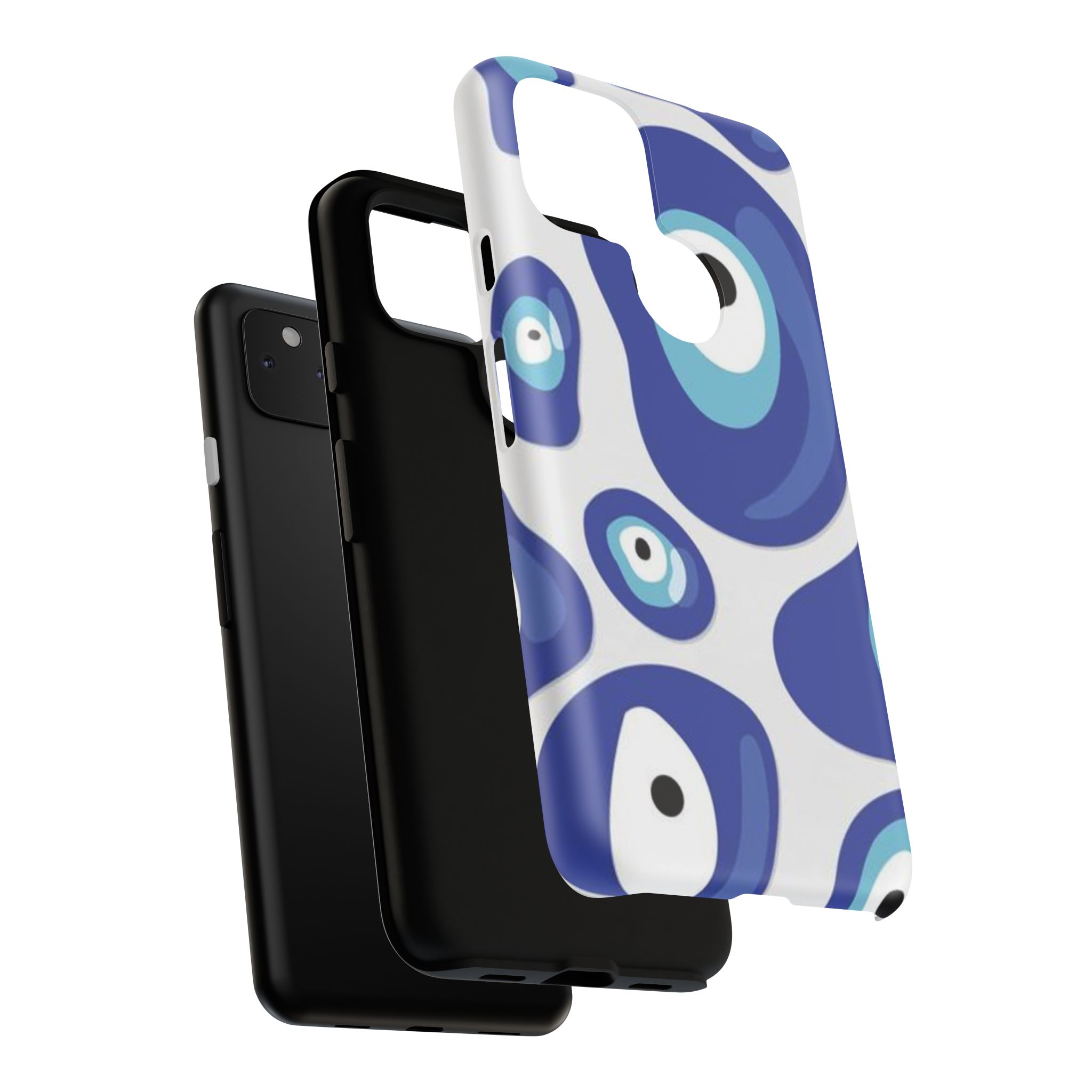 Golden Palmela Abstract Eye Collage Tough Case, Google Pixel 4a 5G, Google Pixel 4a, Google Pixel 4 XL
