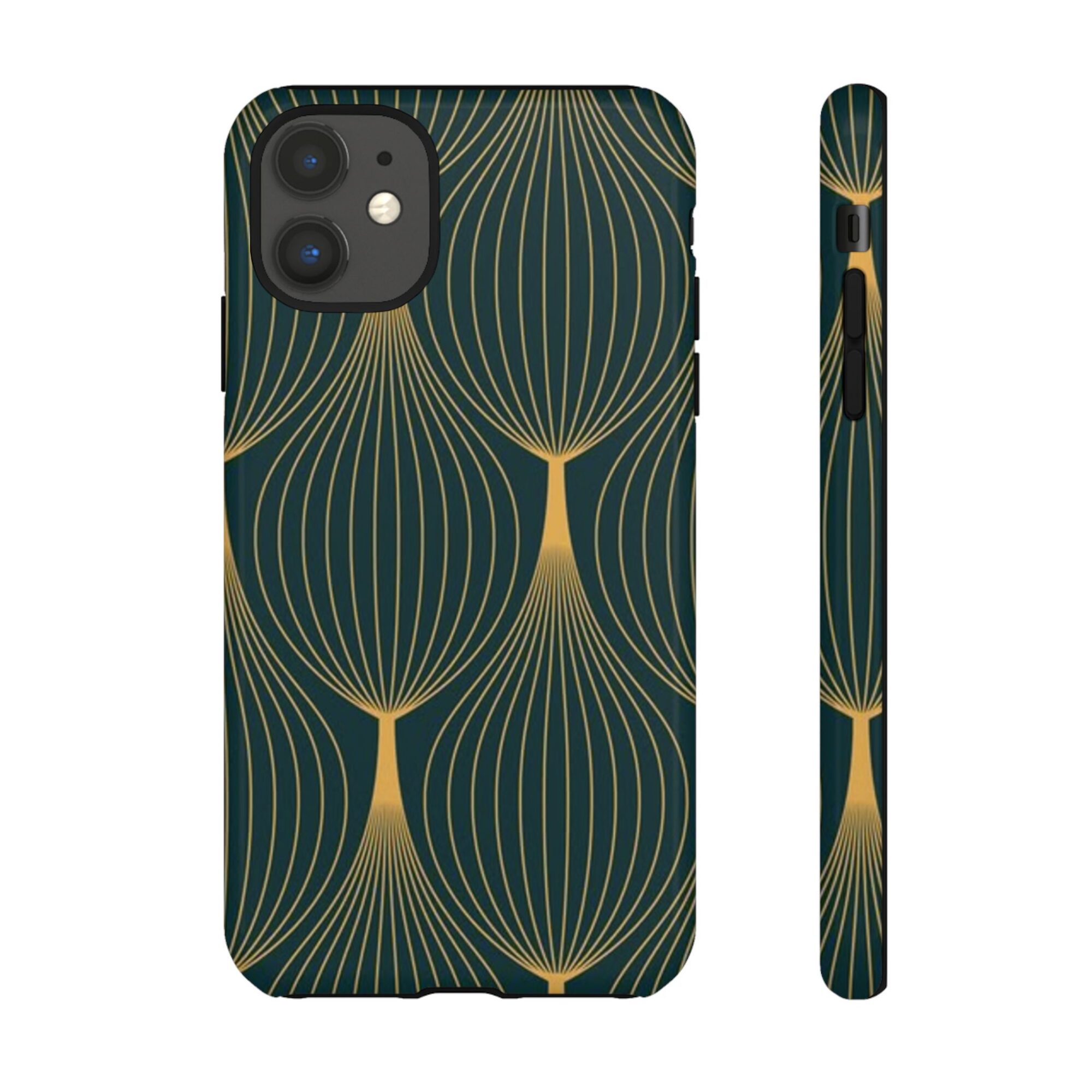 Golden Palmela Artistic Phone Case - Stylish & Durable Tough Cases for Trendsetters, Unique Gift for Birthdays, Holidays, Phone Accessories, iphone 11, iphone 11 Pro, iphone 11 Pro Max