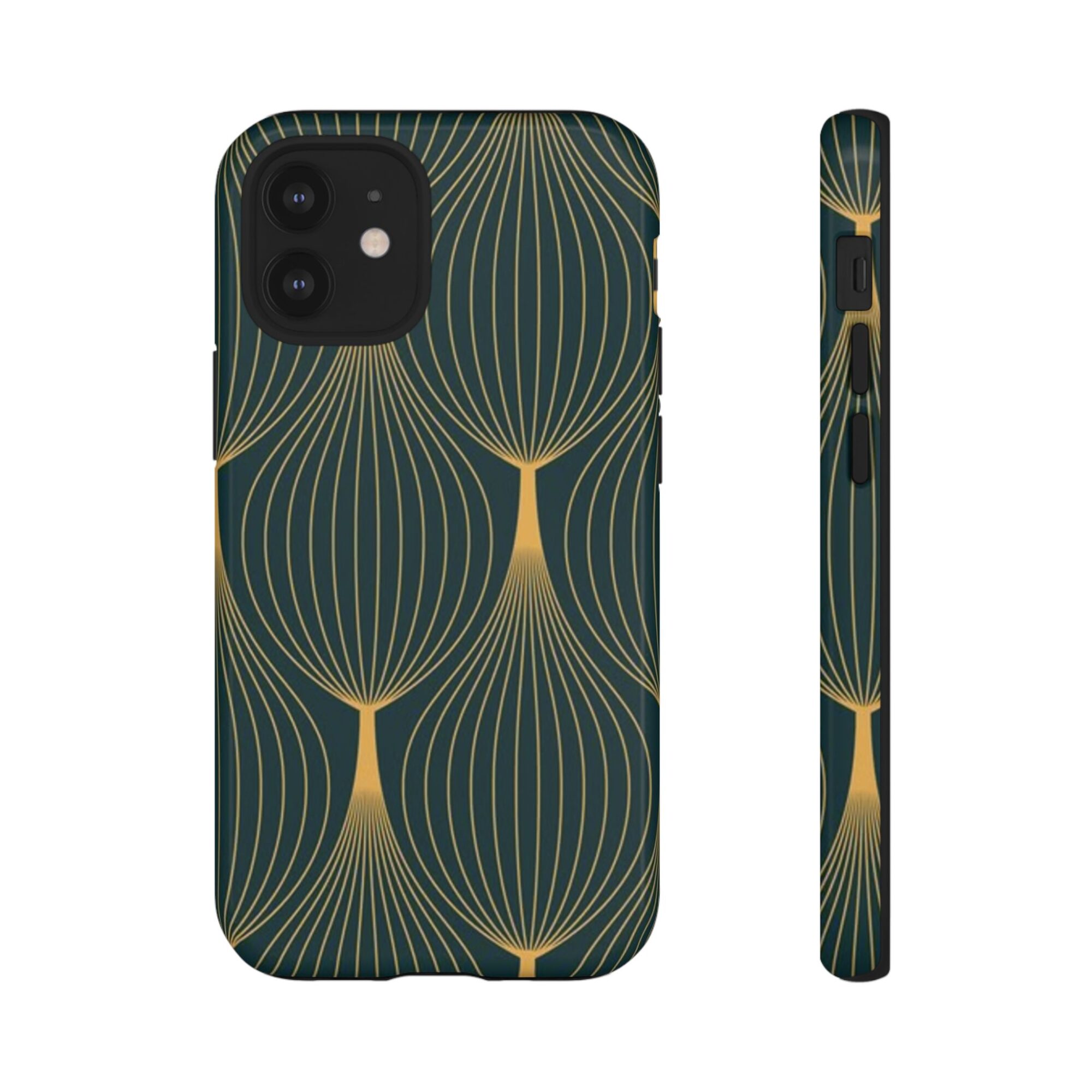 Golden Palmela Artistic Phone Case - Stylish & Durable Tough Cases for Trendsetters, Unique Gift for Birthdays, Holidays, Phone Accessories, iphone 12, iphone 12 Mini, iphone 12 Pro, iphone 12 Pro Max