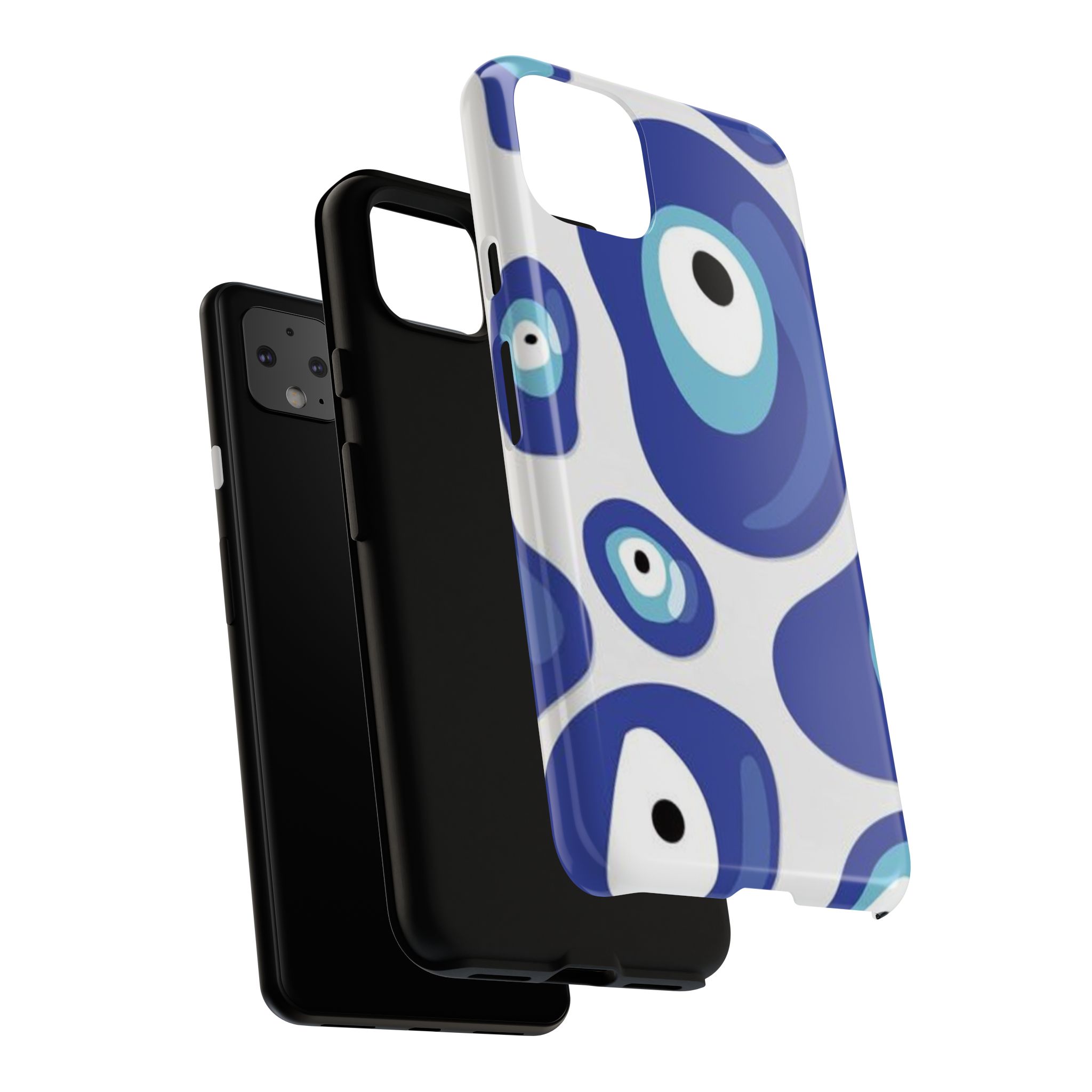 Golden Palmela Abstract Eye Collage Tough Case, Google Pixel 4a 5G, Google Pixel 4a, Google Pixel 4 XL