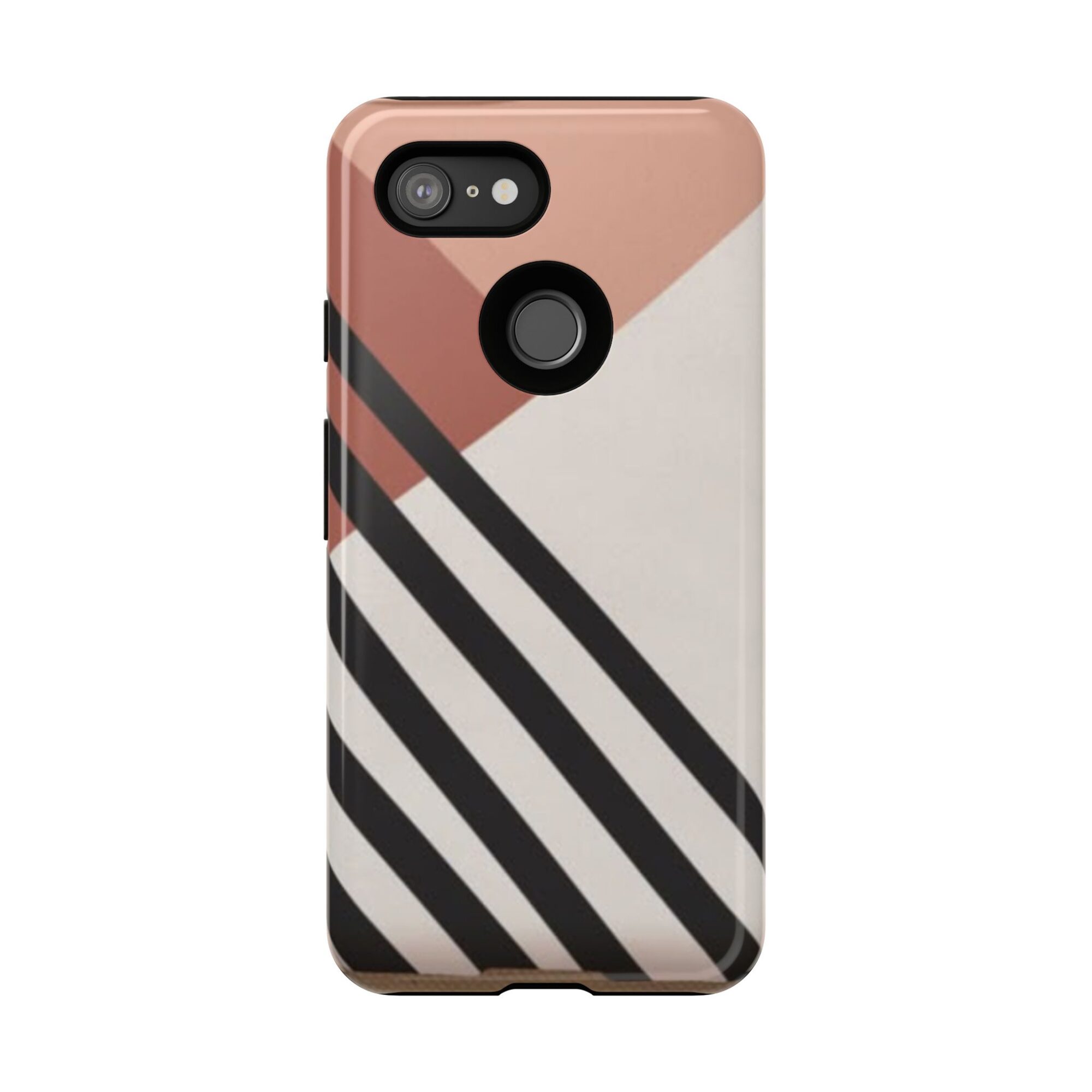 Golden Palmela Modern Art Tough Case for Google Pixel 3, Google Pixel 3XL, Google Pixel  3a, Google Pixel  3a XL