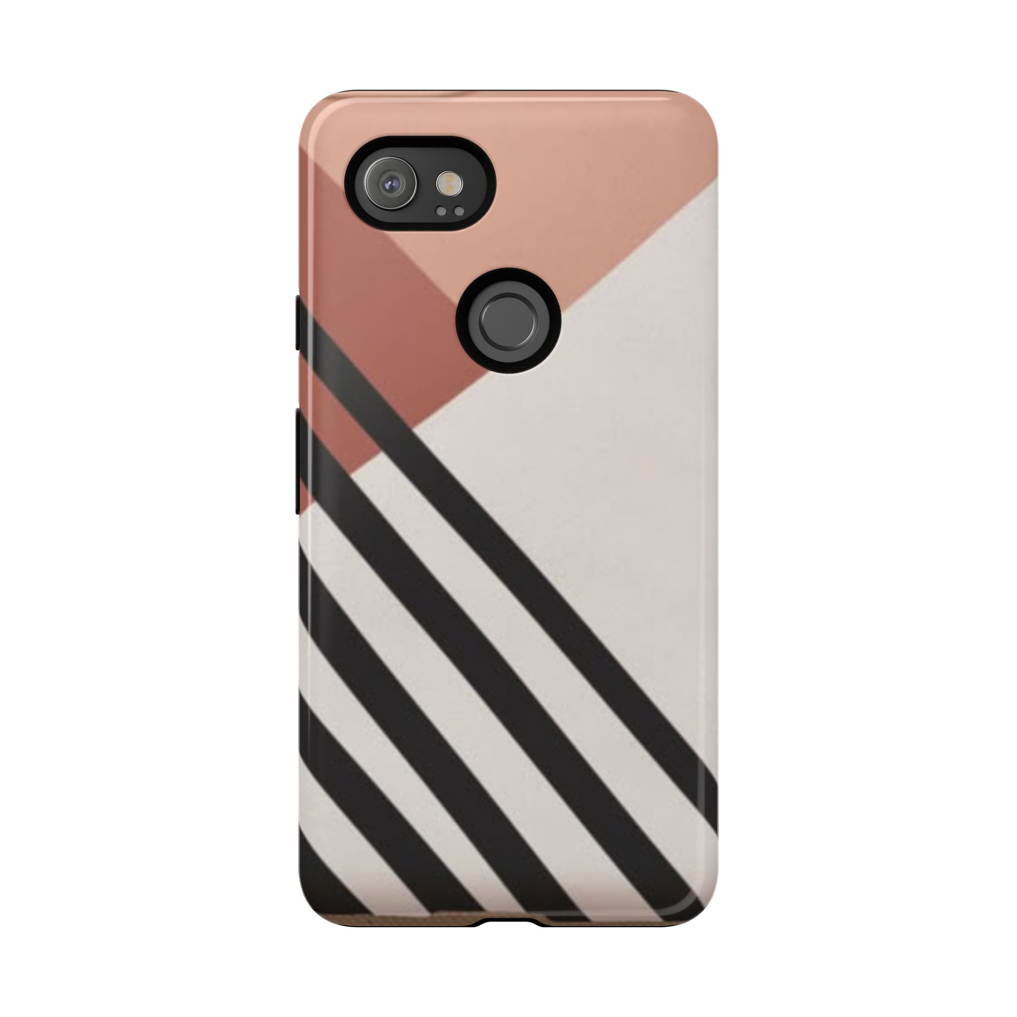 Golden Palmela Modern Art Tough Case for Google Pixel 2, Google Pixel 2XL, Google Pixel, Google Pixel XL