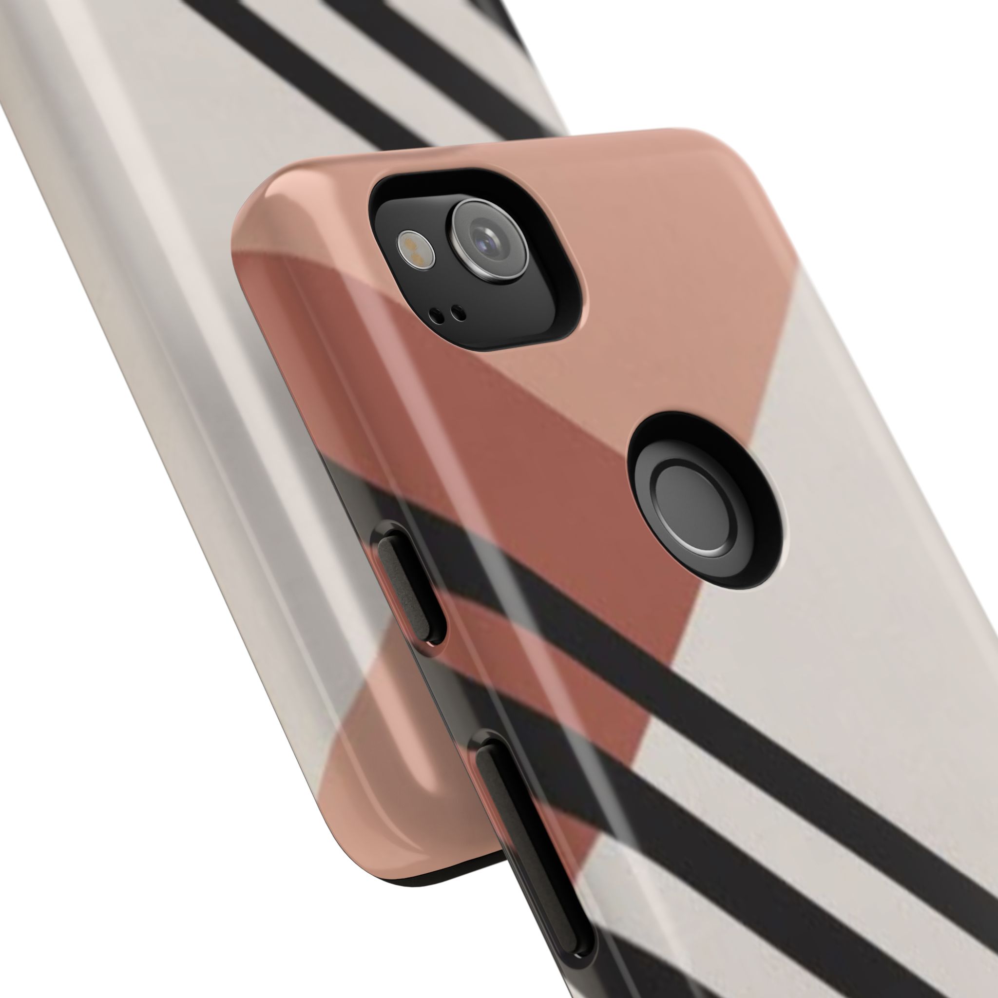 Golden Palmela Modern Art Tough Case for Google Pixel 2, Google Pixel 2XL, Google Pixel, Google Pixel XL